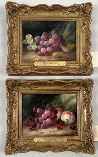 Williams, Two O/C Still Life Paintings of Fruit