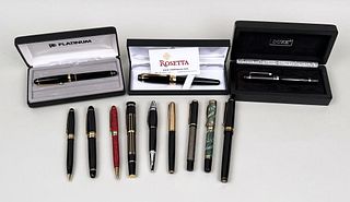 Large Group Various Fountain Pens
