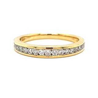 14k Diamond Half Eternity Ring