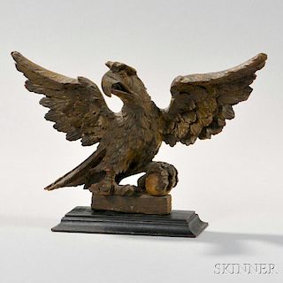 Carved and Paint-decorated Eagle