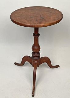 American Cherrywood Round Top Candlestand