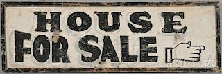 "House for Sale" Sign