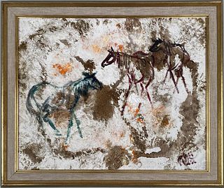 John Uhl, Abstract Painting Horses