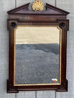 George II Carved & Gilt Mahogany Mirror