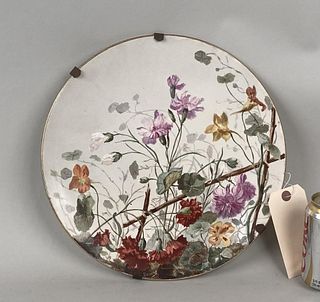 French Porcelain Floral Charger