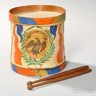 Paint-decorated Toy Drum