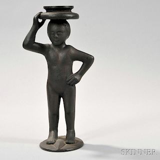 Cast Iron Figure of a Boy