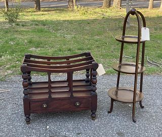 Two Small English Furniture Items