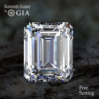 NO-RESERVE LOT: 1.50 ct, F/VS2, Emerald cut GIA Graded Diamond. Appraised Value: $37,800 