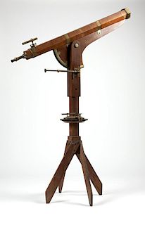 A Broadhurst Clarkson & Co. single-draw telescope