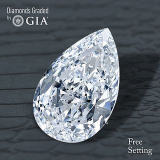 2.40 ct, E/VVS1, Pear cut GIA Graded Diamond. Appraised Value: $113,400 