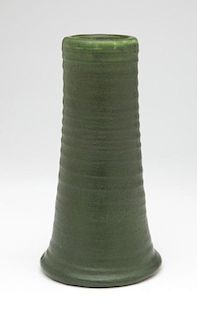 Grueby Faience Company banded Arts & Crafts vase