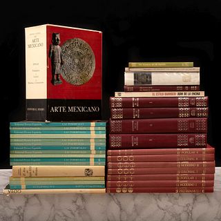 Libros sobre Arte. Historia General del Arte Mexicano / El Arte del Siglo XIX en Mexico / 40 Siglos de Arte Mexicano. Piezas: 36.