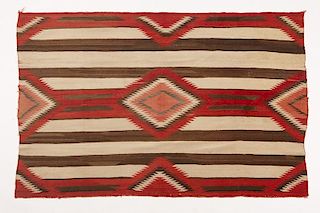 A Navajo Third Phase chief's blanket / rug