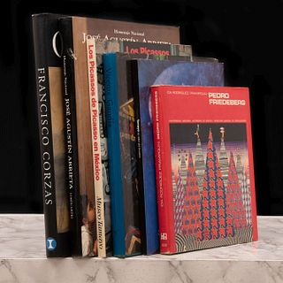 Libros sobre Arte. Pedro Friedeberg / Tamayo su idea del hombre / Vicente Gandía / Los Picassos de Picasso en México. Pzs: 6.