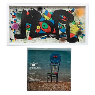 JOAN MIRÓ (Barcelona, España, 1893 - Palma de Mallorca, España, 1983) Consta de:  a) Miró Sculptures II, 1974 - 1980 Firmada...