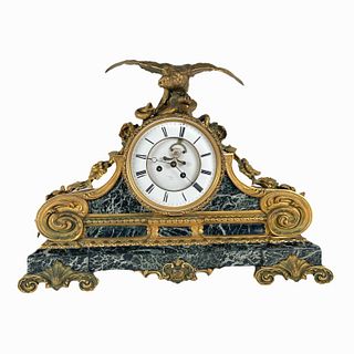 Antique French Richond Paris Ormolu Bronze Clock