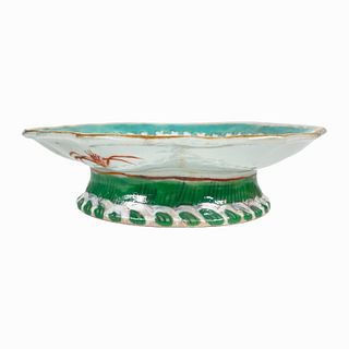 Chinese Vintage Antique Lotus Form Porcelain Bowl