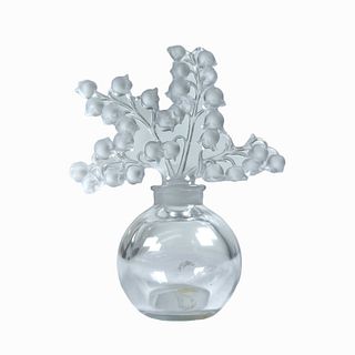 Lalique "Clairefontaine" Floral Perfume Bottle