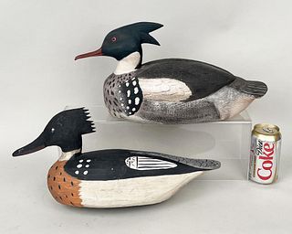 Group of Two Carved/Painted Duck Decoys