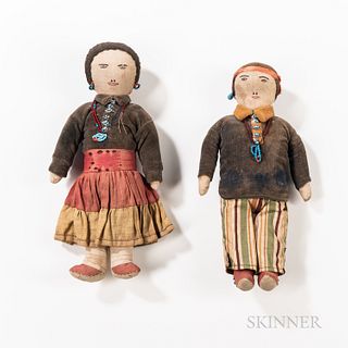 Two Navajo Dolls
