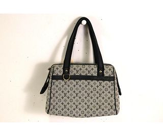 Louis Vuitton Navy/Beige Josephine Handbag