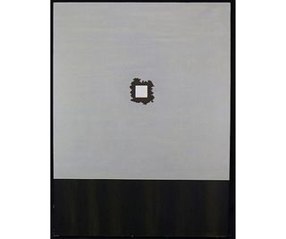 LAURENT BOCCARA "VARIABLE" 1993 OIL ON CANVAS