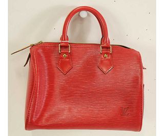 Louis Vuitton Red Speedy Handbag