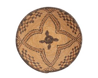 A polychrome Apache basket