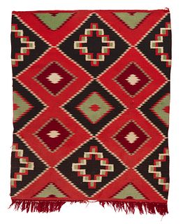 A small Navajo Germantown blanket