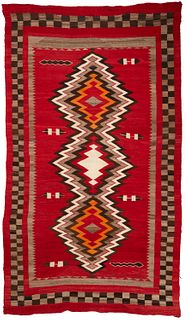 A Navajo Transitional pictorial rug