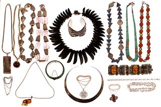 Sterling Silver Necklace and Bracelet Assortment
