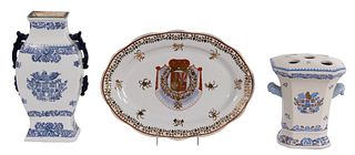 Chinese Export Armorial Porcelain Platter