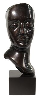Unknown Artist (20th century) Patinated Bronze Bust