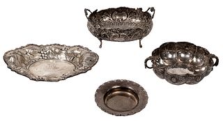 Sterling Silver and European Silver Hollowware Assortment