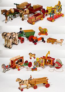 Toy Wood Horse Assortment