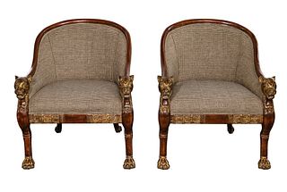 Regency Style Arm Chairs