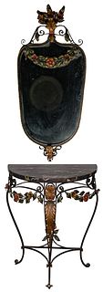 Hall Table and Wall Mirror