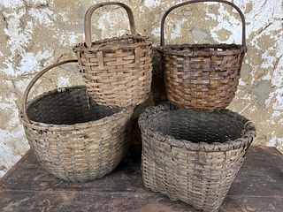 Four Antique Baskets
