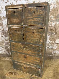 Painted Spice Cabinet