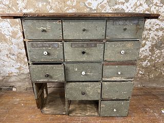 Painted Apothecary Cupboard