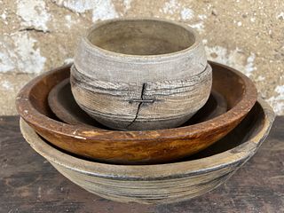 Five Wood Bowls