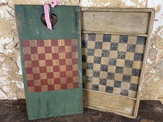 Two Painted Gameboards