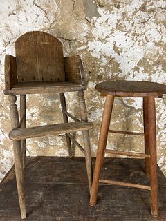 Highchair and Stool