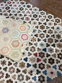 Two Honeycomb Quilts