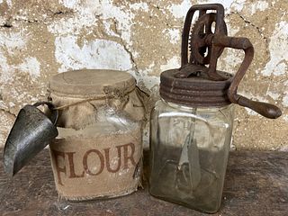 Flour Canister and Mixer