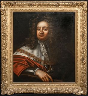 ORTRAIT OF PRINCE GEORGE OF DENMARK, DUKE OF CUMBERLAND OIL PAINTING