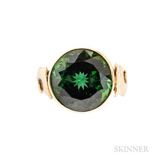 18kt Gold and Tourmaline Ring