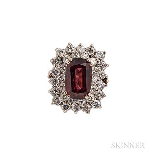 14kt Gold, Ruby, and Diamond Ring
