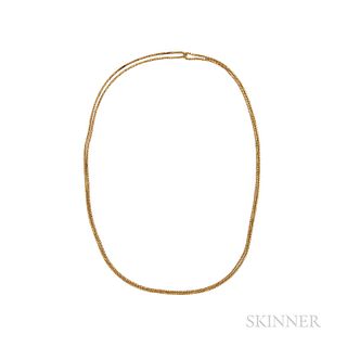 14kt Gold Long Chain
